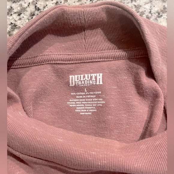 NWOT Duluth Trading Co. cowl-neck top - Picture 3 of 4